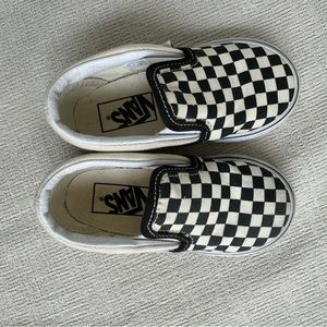 Vans Unisex Toddler Size 7 Checkerboard Low-Top Slip On Sneakers